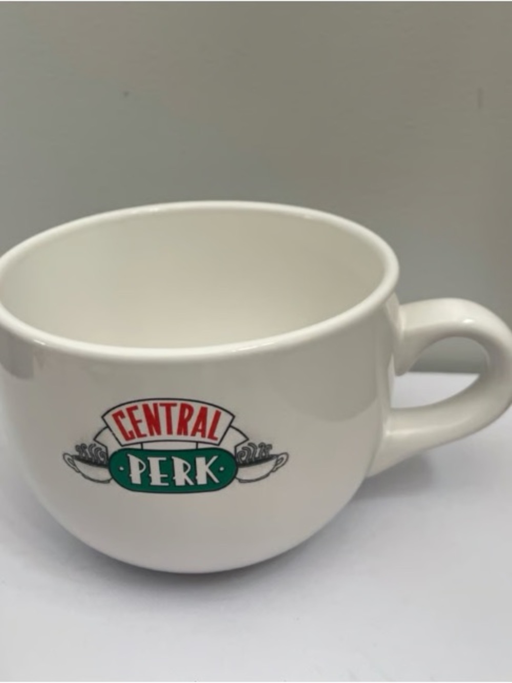 Central Perk White Ceramic Coffee Mug - Branded Fan Cup